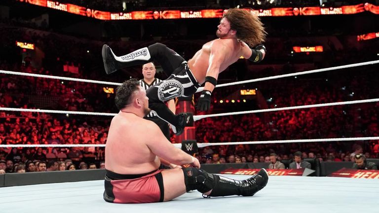 AJ Styles picked up a disputed win over Samoa Joe