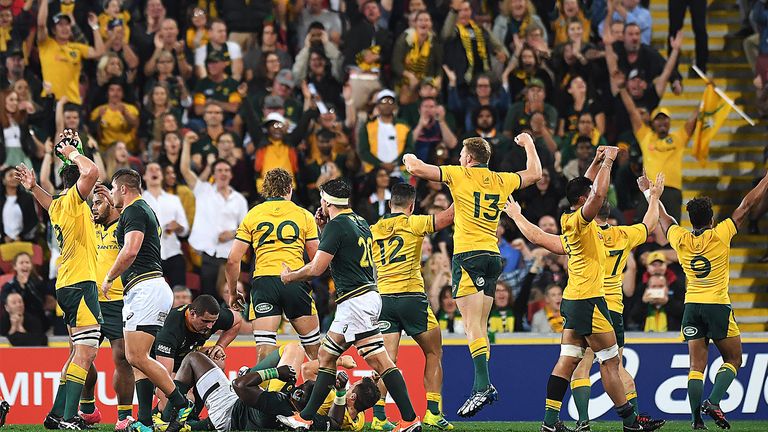 Highlights of Australia's 23-18 win over South Africa