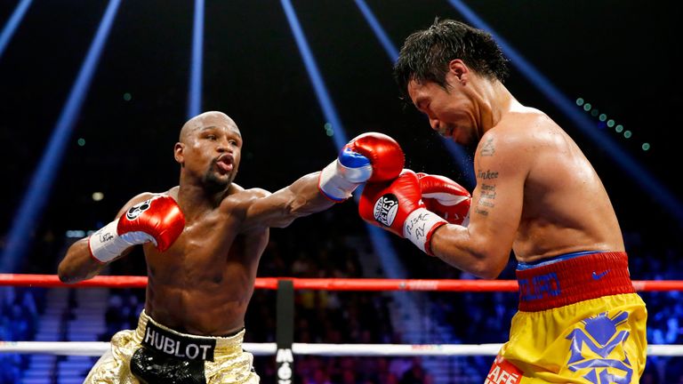 Boxe : Floyd Mayweather annonce la date de son combat contre Manny Pacquiao (vidéo)