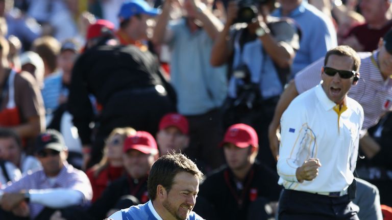 Relive Graeme McDowell's iconic putt from the 2010 Ryder Cup