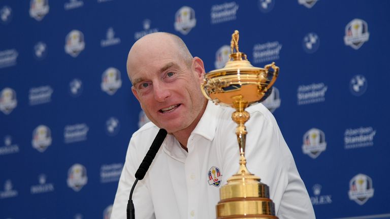 Jim Furyk discussed his Ryder Cup plan with Sky Sports, and says he has lots of 'options' among his players