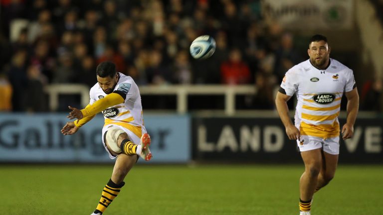 Lima Sopoaga was on target for Wasps when it mattered at Kingston Park