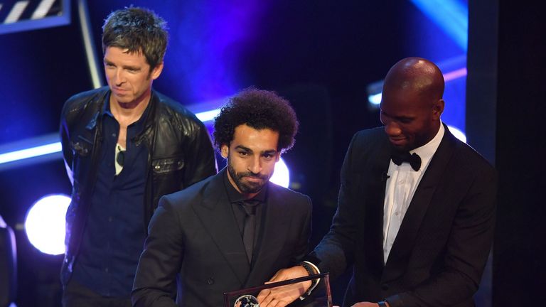 Image result for BREAKING: Liverpool Star PlayerÂ Mohamed Salah winsÂ FIFA Puskas Award for best goal