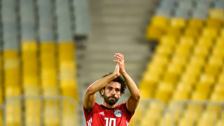 Salah a marqué son 38ème but international à l'occasion de sa 61ème sélection