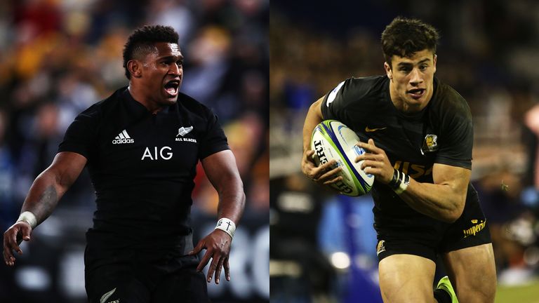 Waisake Naholo and Bautista Delguy are two of the most potent wingers in the competition