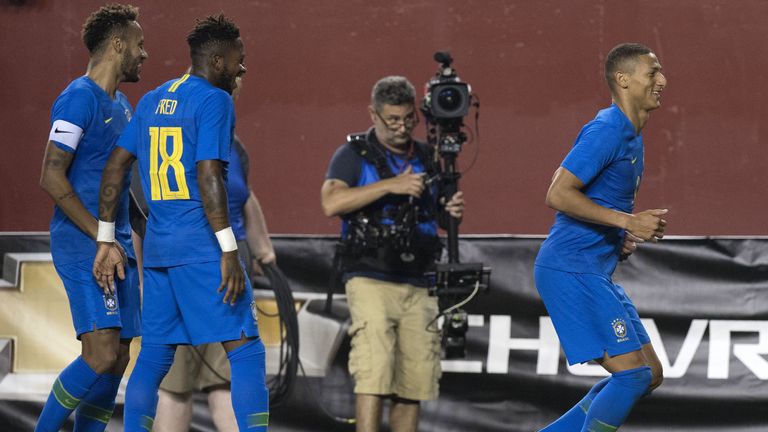 Richarlison also won the penalty for Brazil's opener