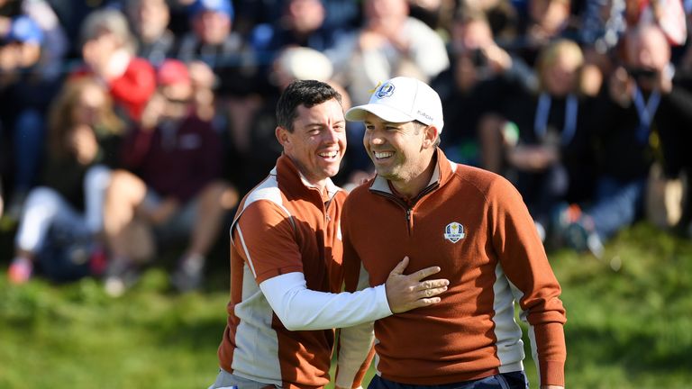 McIlroy and Sergio won their match on Saturday morning 