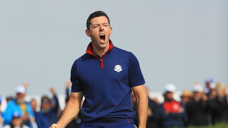 Rory McIlroy was on song in the afternoon alongside Ian Poulter