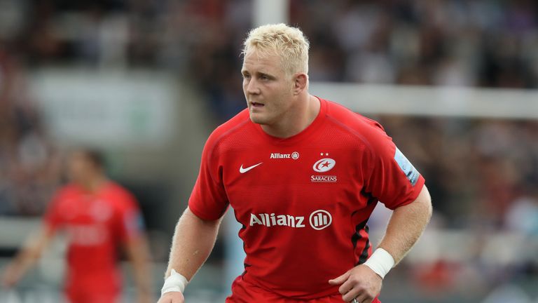 Saracens prop Vincent Koch will be on the bench for the Springboks in Paris