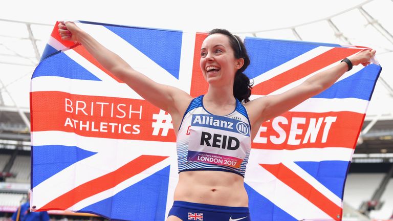 Reid claimed the T44 long jump gold medal at the IPC World Championships in London in July 2017