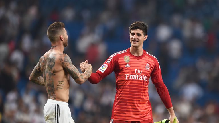 Thibaut Courtois made a winning start to life at Real Madrid