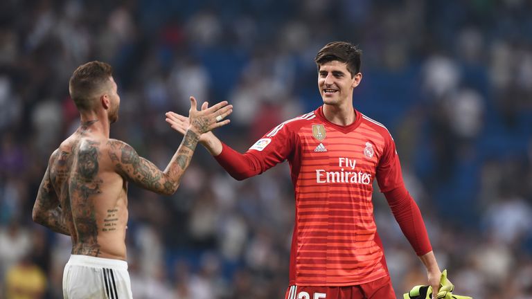 Courtois made his Real Madrid debut against Leganes