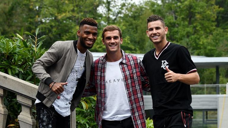 Hernandez plays alongside fellow World Cup winners Thomas Lemar and Antoine Griezmann at Atletico
