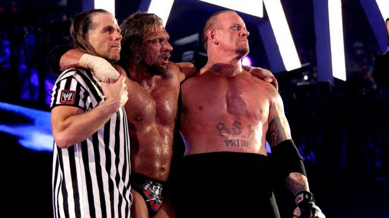 Triple H and The Undertaker will compete at Super Show-Down - with Shawn Michaels and Kane providing back-up