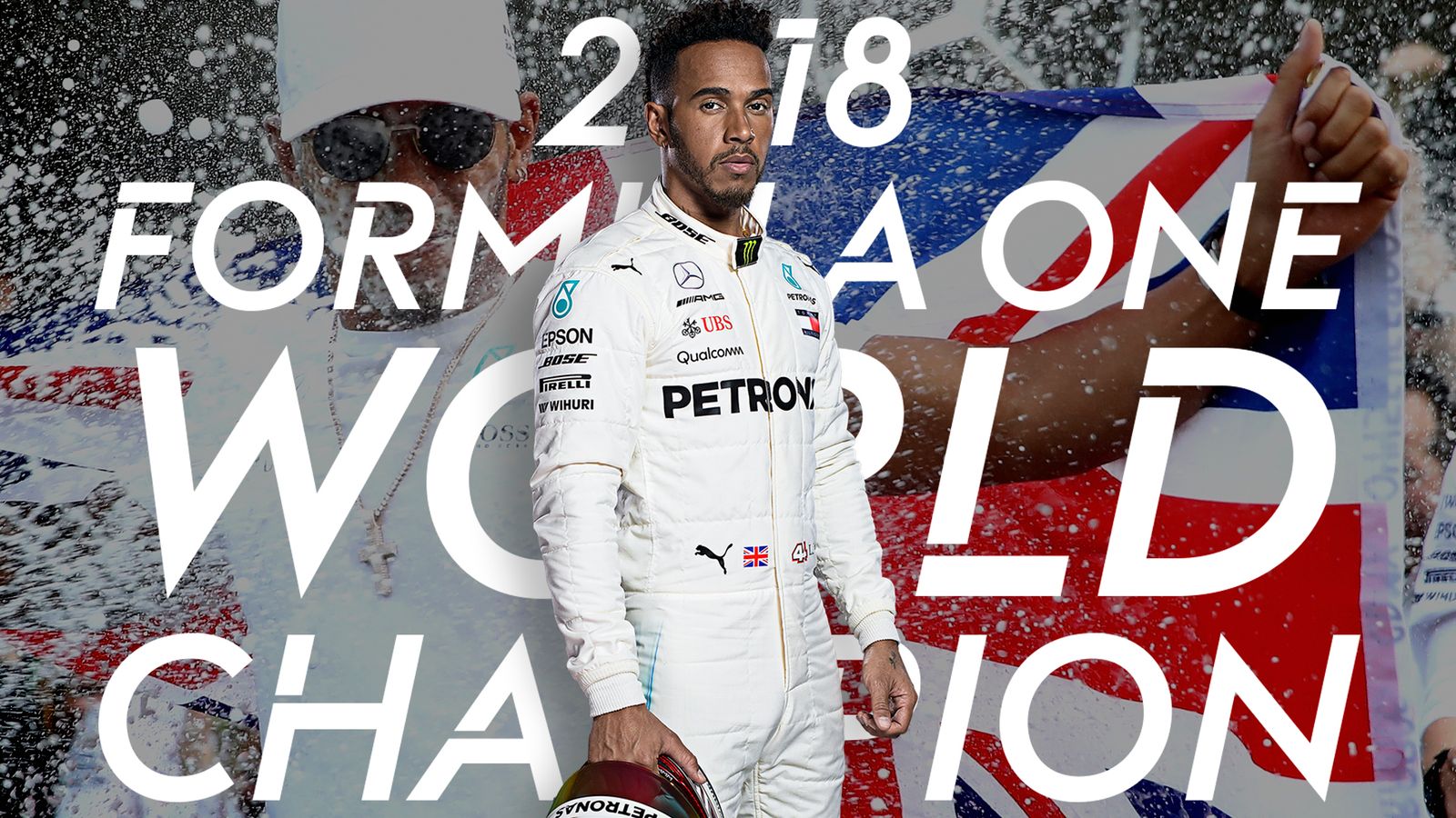 Lewis Hamilton crowned 2018 F1 world champion with 'horrible' race