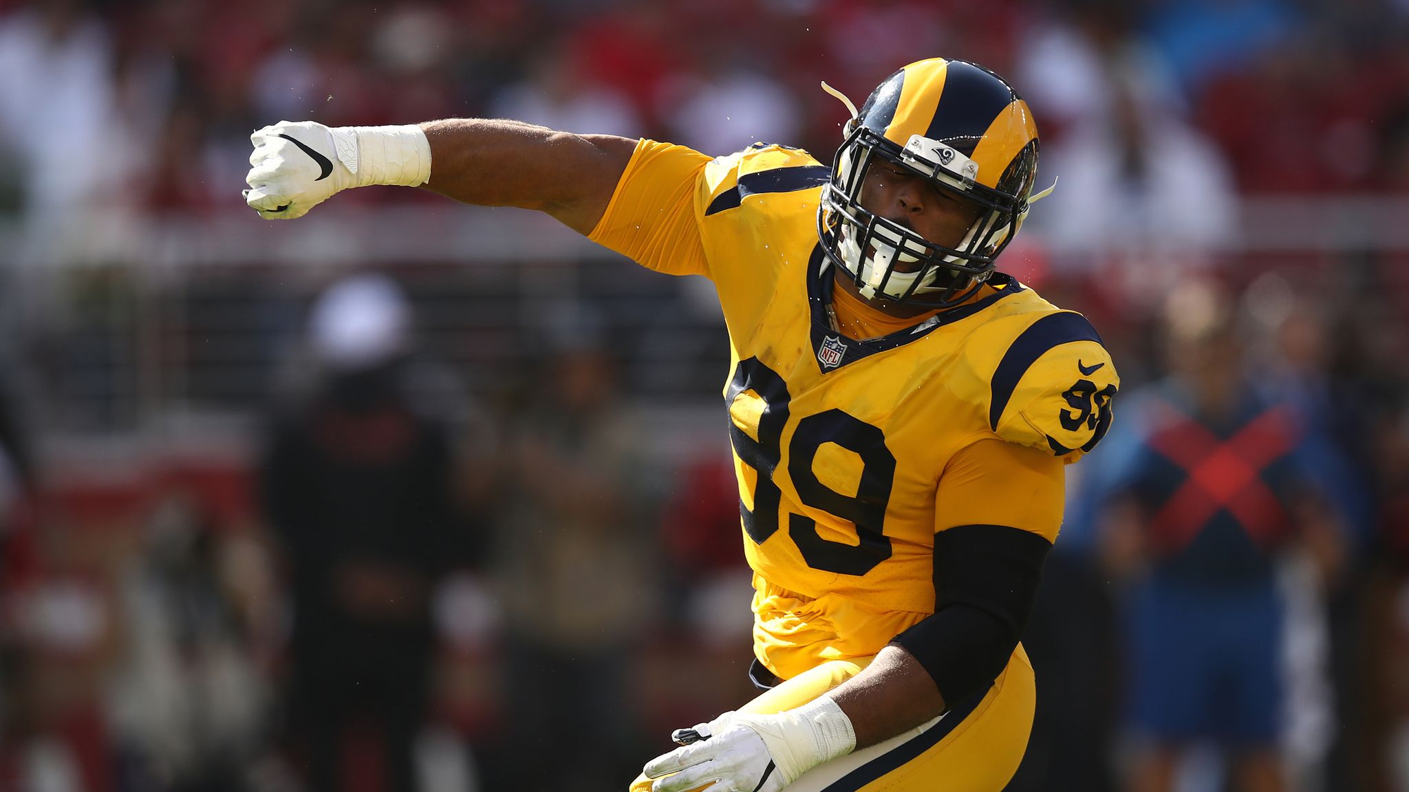 49ers O-line will have headaches vs. Rams' Aaron Donald, Von Miller