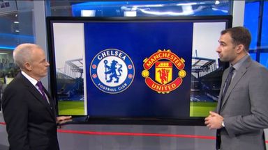 Danny Higginbotham (right) takes a tactical look at Chelsea v Manchester United