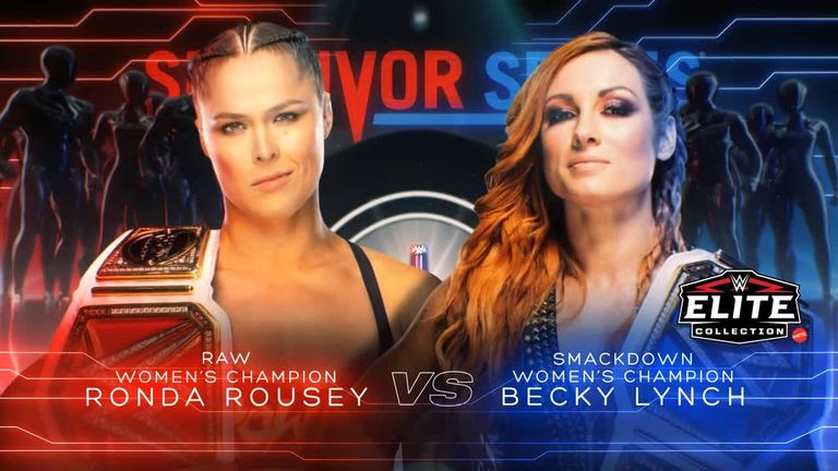 Ronda Rousey and Becky Lynch will clash at Survivor Series in a meeting of WWE's women's champions