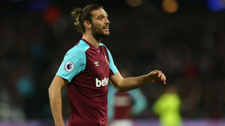 West Ham striker Andy Carroll is about to return for the Hammers