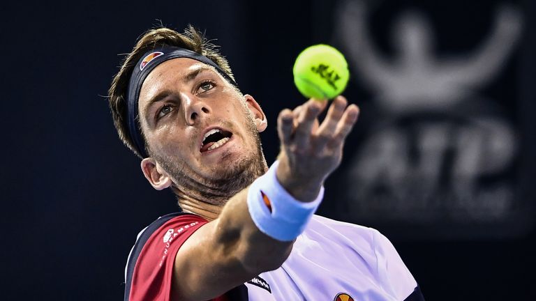 Cameron Norrie will face second-seed Diego Schwartzman in the last 16 of the European Open
