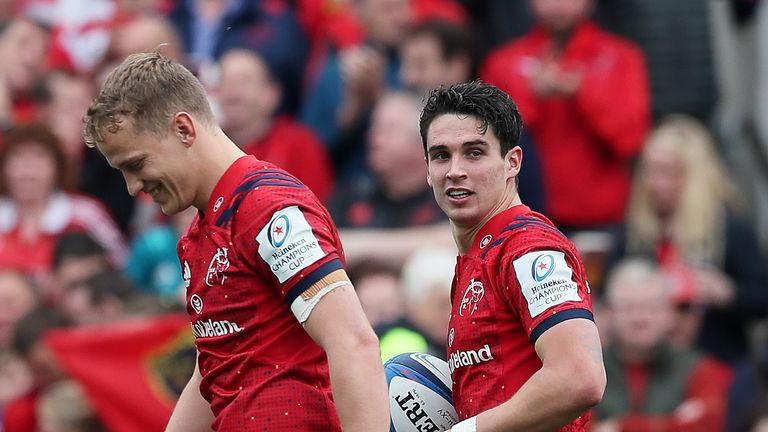 Joey Carbery put in an eye-catching display in the 10 jersey for Munster