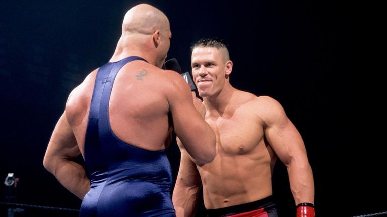 With SmackDown 1000 approaching, we head back to 2002 when a young John Cena accepted Kurt Angle's open challenge