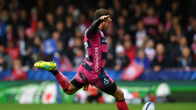 Danny Cipriani finished his afternoon's work with a 14-point haul for the home side at Kingsholm