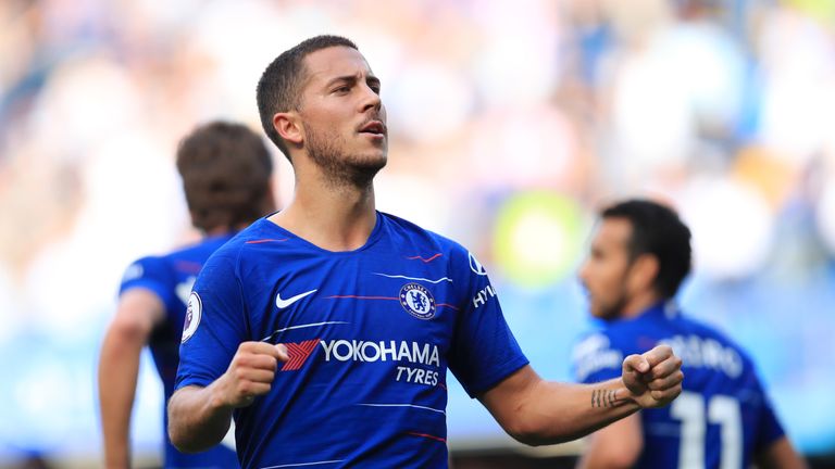 Hazard missed the wins over BATE Borisov and Burnley