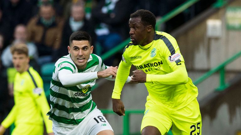 Hibernian defender Efe Ambrose was part of a team that kept three consecutive Premiership clean sheets before conceding four against Celtic in their last fixture on October 20