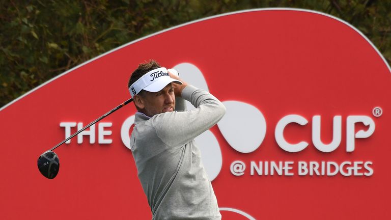 Poulter is alongside Ryder Cup team-mate Alex Noren on five under