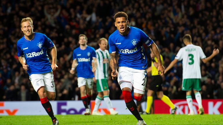 Rangers beat Rapid Vienna 3-1 at Ibrox
