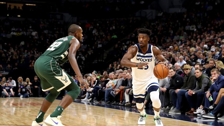 Minnesota Timberwolves' Jimmy Butler requested a trade during the preseason