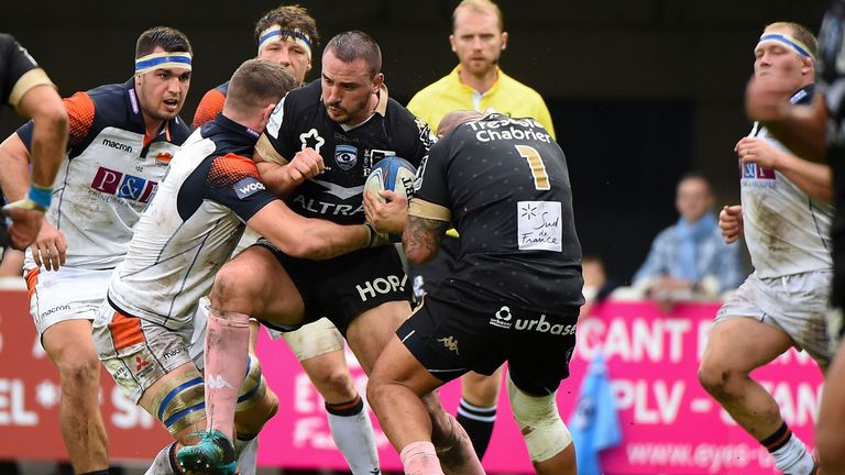 Montpellier flanker Louis Picamoles was a threat in both tight and loose play against Edinburgh