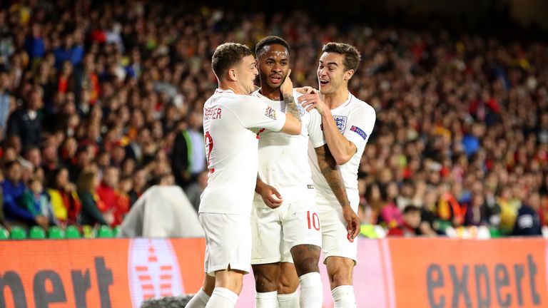 Raheem Sterling scored the first goal of England in three years against Spain