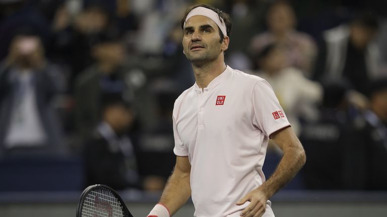 Roger Federer came through a tough first-round test against Filip Krajinovic 