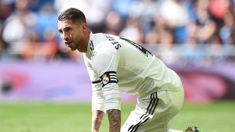 Ramos has a club record of 25 red cards in all competitions for Real Madrid