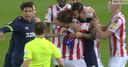 WATCH: 'Biting' incident at Stoke