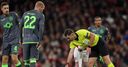 Welbeck stretchered off with injury