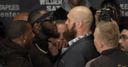 Wilder, Fury in heated on-stage clash