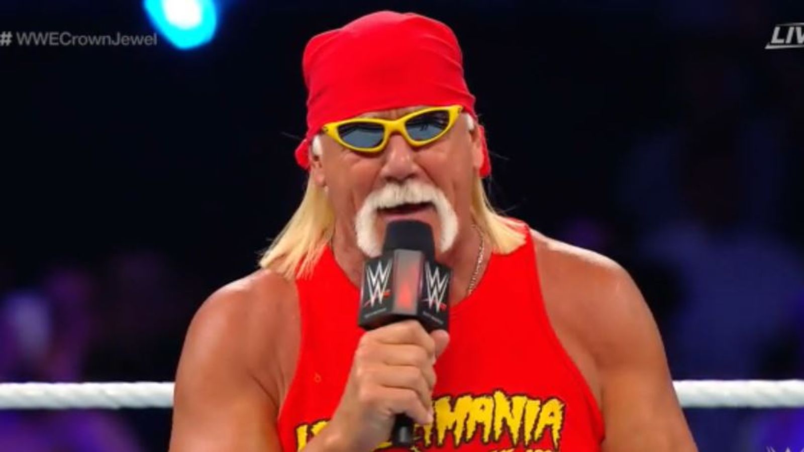 WATCH: Hulk Hogan returns to WWE at Crown Jewel event! | WWE News | Sky ...