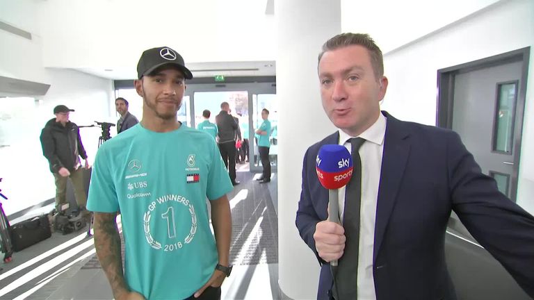 Lewis Hamilton says he's proud to be a part of the Mercedes team after the Silver Arrows claimed their fifth F1 World Championship.