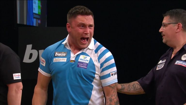 Watch the incidents between Gerwyn Price and Gary Anderson