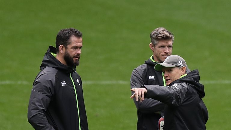 Andy Farrell is "privileged" to be taking over from Joe Schmidt next year.