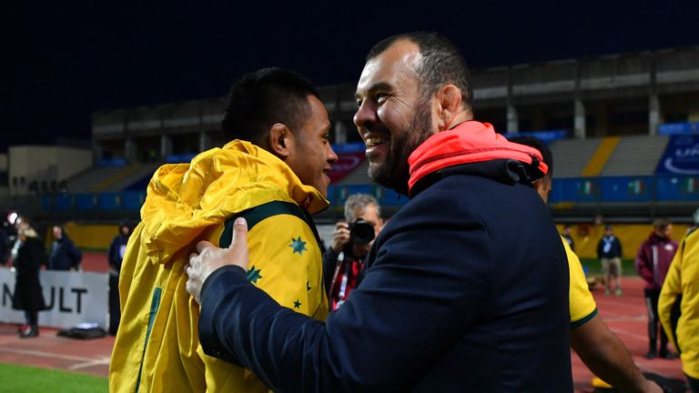 The victory was a pressure-relieving won for Wallabies head coach Michael Cheika