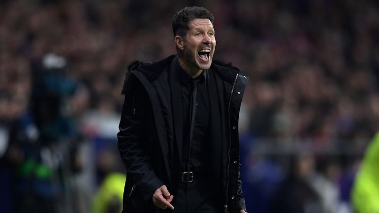 Diego Simeone has been fined by UEFA but avoided a touchline ban