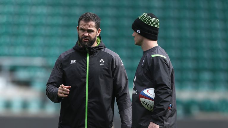 Ireland defence coach Andy Farrell will take over from Joe Schmidt next year
