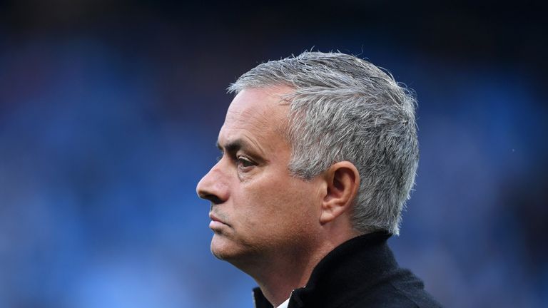 Jose Mourinho has lost 3-1 to Manchester United at Etihad Stadium.