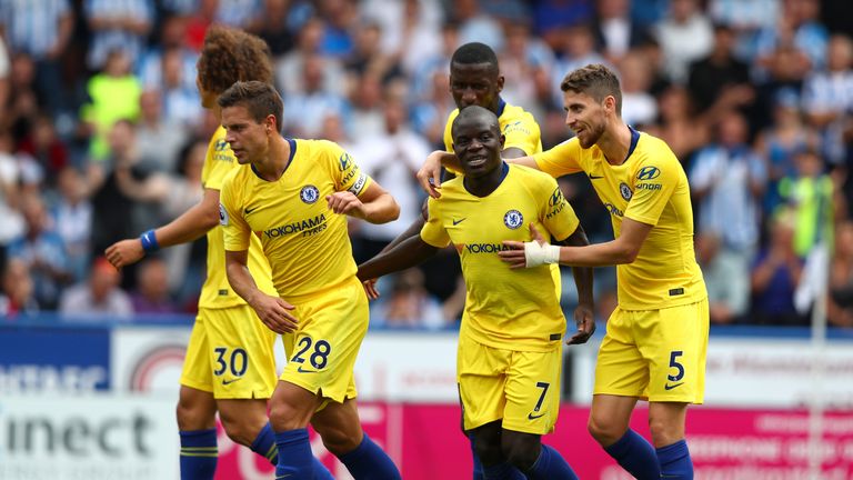 N & # 39; Golo Kante and Jorginho both scored against Huddersfield in August