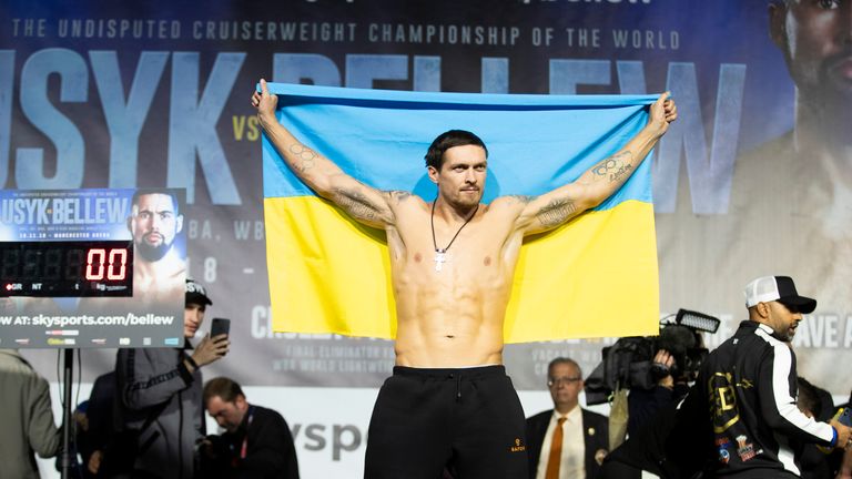 Oleksandr Usyk Will Make His Heavyweight Debut Against Tyrone Spong In ...