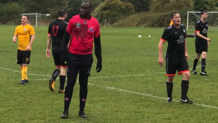 Mashamba's experience as a referee is greatly valued by London Titans FC and the league's other teams (Titans photos by Joe Raynes and Dan Nouveau)